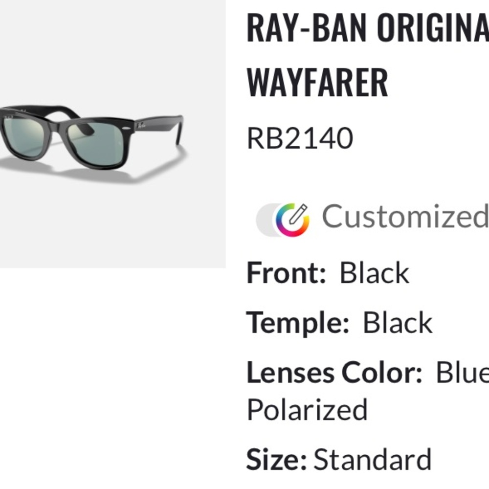 Ray Ban* Wayfarers